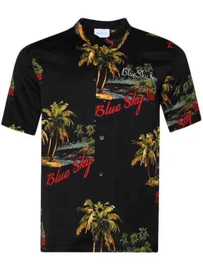 Blue Sky Inn Island Shirt In Black