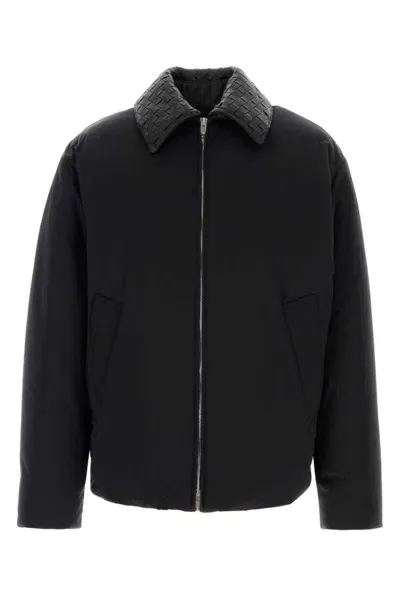 Bottega Veneta Black Regular Fit Jacket