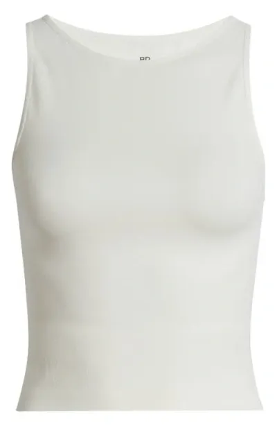 Bp. Seamless High Neck Tank In White Blanc