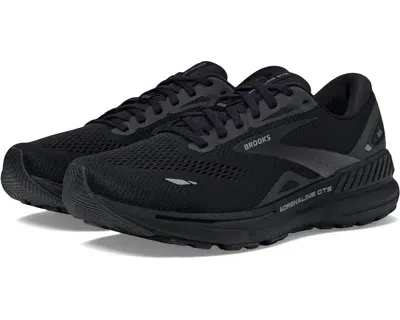 Brooks Adrenaline Gts 23 Running Sneaker In Black/black/ebony