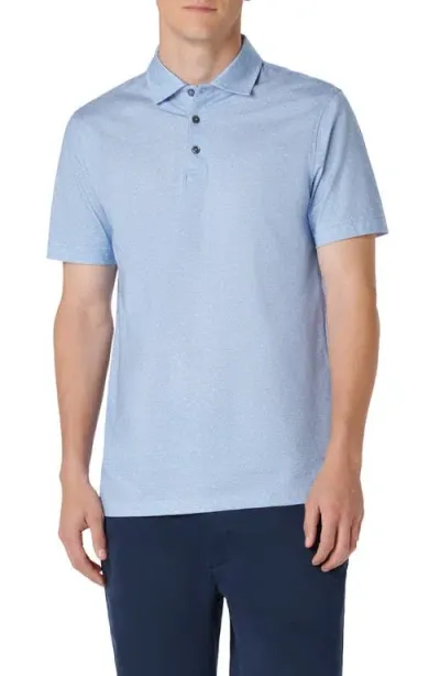 Bugatchi Victor Ooohcotton® Abstract Floral Polo In Air Blue