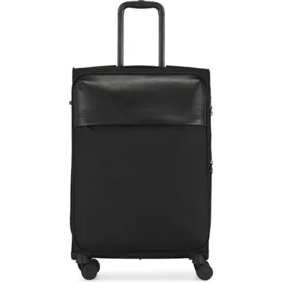 Bugatti Siena Softside Medium Luggage With Double Spinner Wheels In Black