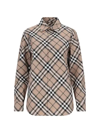 Burberry Sweaters In Brown