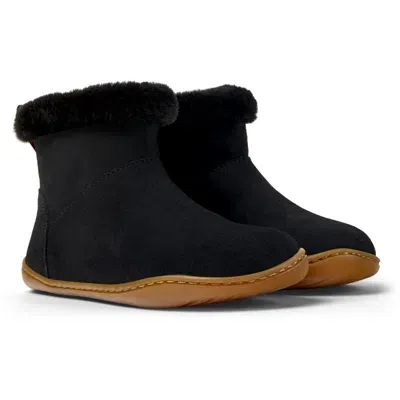 Camper Kids' Ankle Boots For Girls In Black