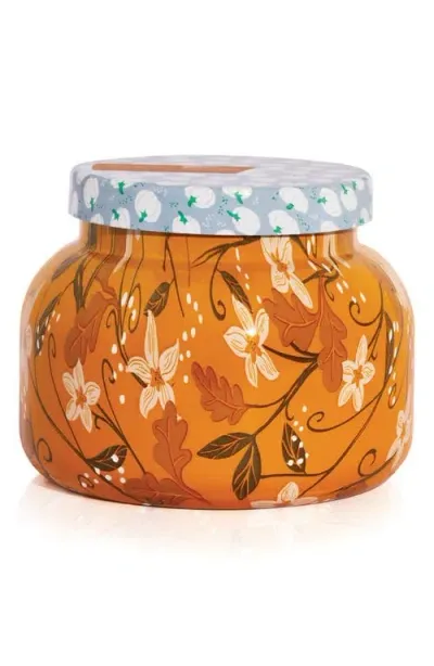 Capri Blue Pumpkin Dolce Glimmer Inverted Jar Candle In Pumpkin Dulce