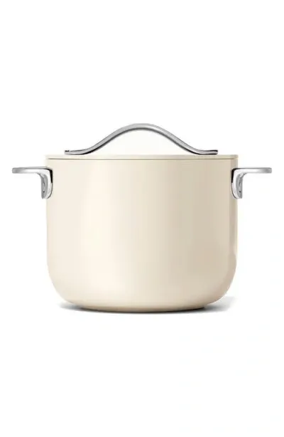 Caraway Nonstick Ceramic Petite 2-quart Cooker With Lid In Cream