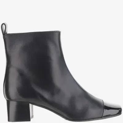 Carel Leather Boots In Black