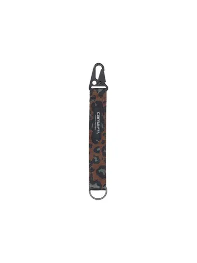 Carhartt "jude" Keyring In Brown