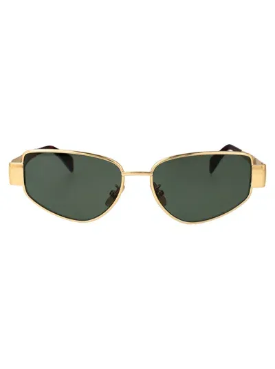 Celine Cat Eye Sunglasses Cl40293 U 30 N In Gold