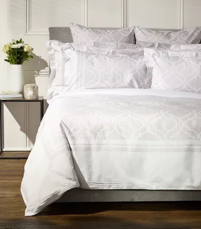 Celso De Lemos Roowa King Duvet Cover In White