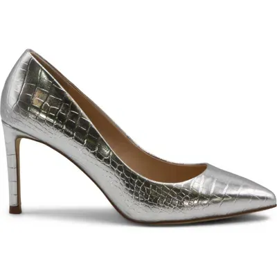 Charles By Charles David Sublime Pointed Toe Pump In Alum Foil