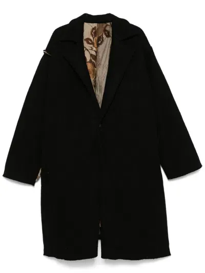 Chiahung Su Wool Coat In Black