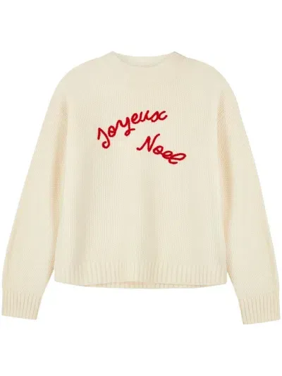 Chinti & Parker Joyeux Noel Jumper In Neutrals