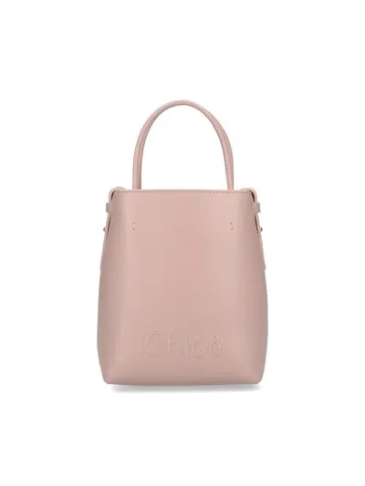 Chloé 'sense' Micro Bag In Pink