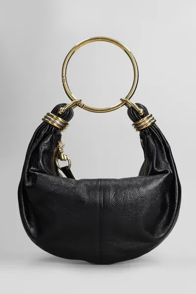 Chloé Bracelet Bag Shoulder Bag In Black Leather