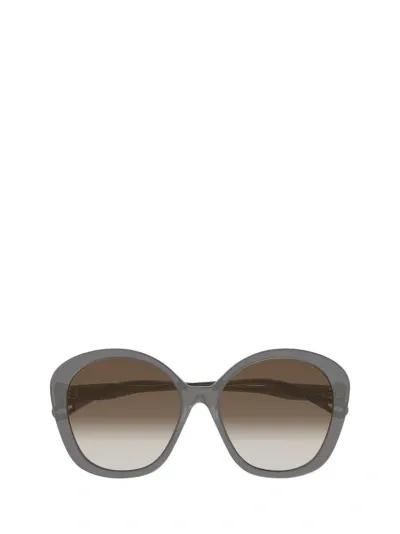 Chloé Eyewear Square Frame Sunglasses In Grey