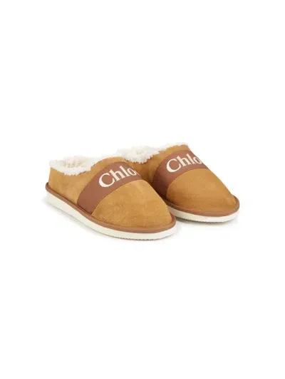 Chloé Slippers In Brown