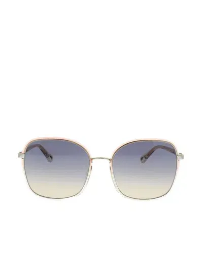 Chloé Eyewear Square Frame Sunglasses In Orange