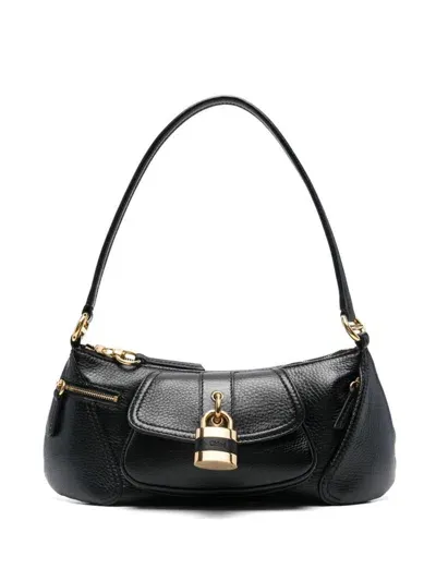 Chloé The 99 Leather Shoulder Bag In Black