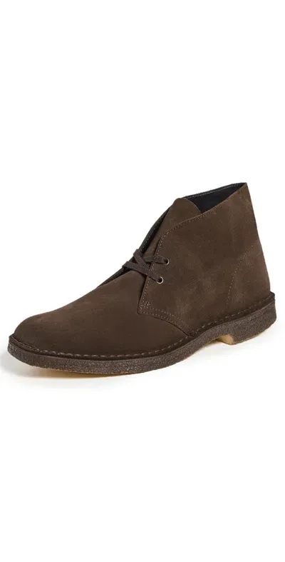 Clarks Desert Boots Brown Suede