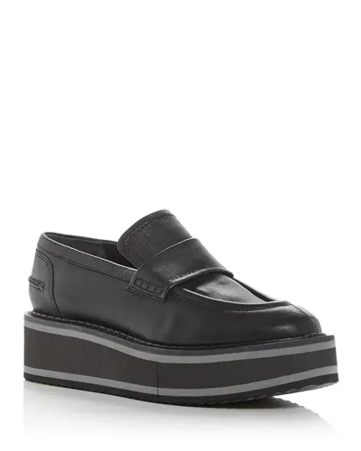 Clergerie Women's Bahati Platform Loafers In Blk Nap