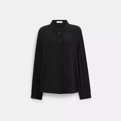 Coach Blouse In Black