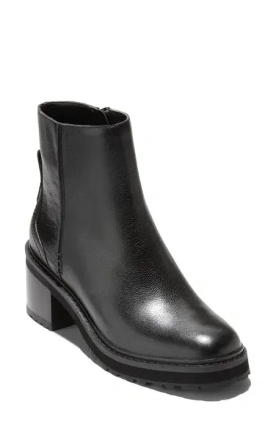 Cole Haan Gillian Waterproof Bootie In Black Leather