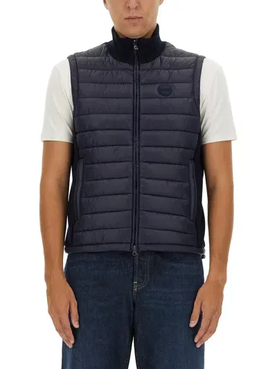 Colmar Originals Down Vest With Logo In Blue