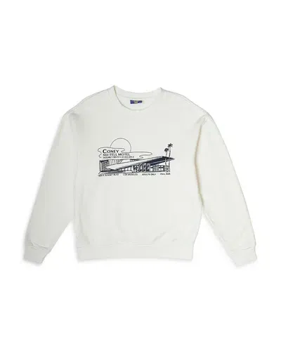 Coney Island Picnic No Tell Motel Graphic Sweatshirt In Cloud Dance