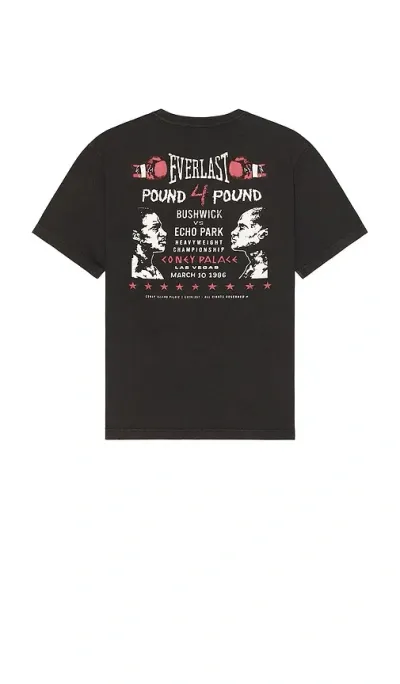 Coney Island Picnic X Everlast Pound 4 Pound Tee In Black