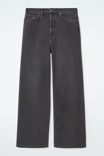 Cos Volume Jeans - Wide In Black