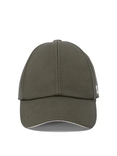 Courrèges Logo Embroidered Baseball Cap In Green