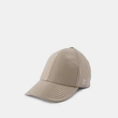 Courrèges Reedition Cap - Courreges - Vinyl - Grey