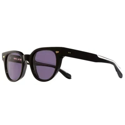 Cutler And Gross 1392-01 49mm Black Acetate Sunglasses In Crl