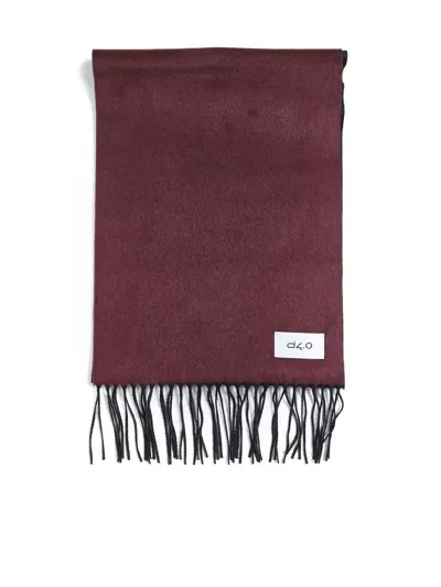 D4.0 D 4.0 Scarfs In Bordeaux/blue