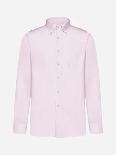 D4.0 Oxford Cotton Shirt In Pink