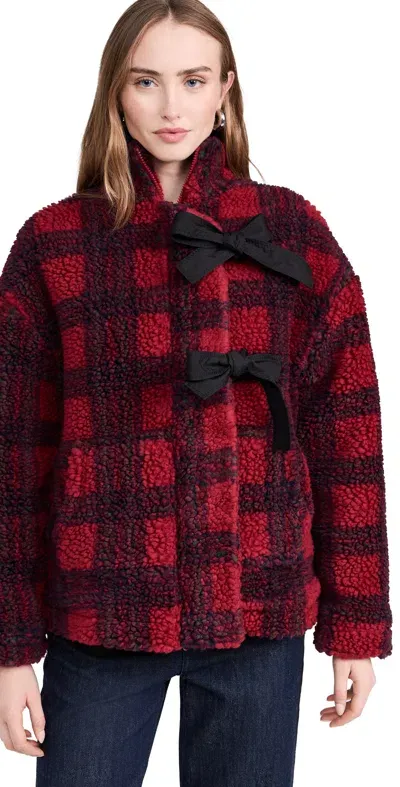 Damson Madder Ingrid Borg Jacket Red Check