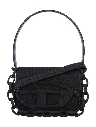 Diesel Mini Chain Handbag For Women In Black