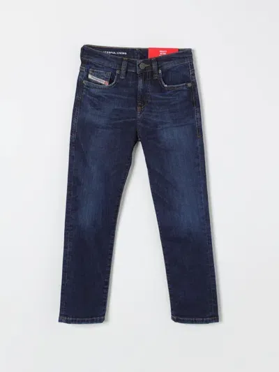 Diesel Jeans  Kids Color Denim In 牛仔布