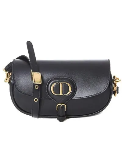 Dior Medium Bobby Bag In Black