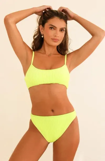 Dippin Daisys Brink Top In Neon Yellow