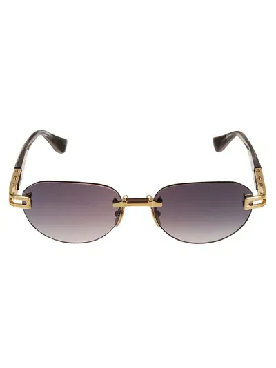 Dita Evo Two Sunglasses In Yellow Gold Ink Swirl W