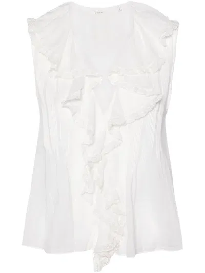 Doen White Hilda Blouse