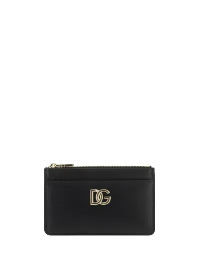 Dolce & Gabbana Black Leather Cardholder