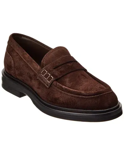 Dolce & Gabbana Classic Velvet Slip-on Loafers In Brown