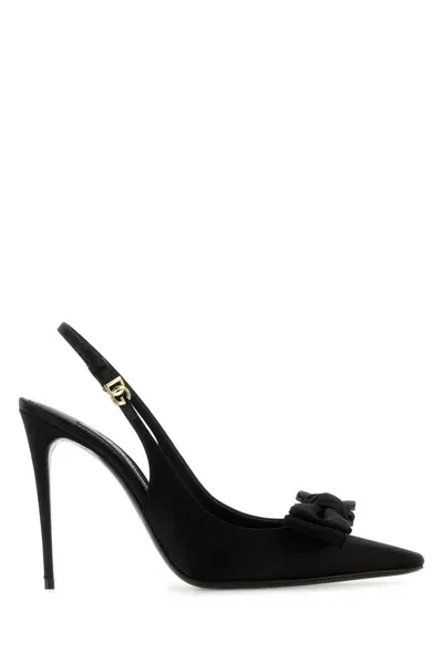 Dolce & Gabbana Heels In Black Black