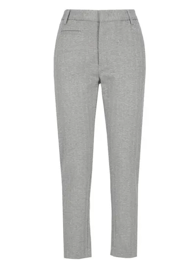 Dondup Cotton Pants In Grey