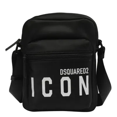 Dsquared2 Be Icon Crossbody In Nero