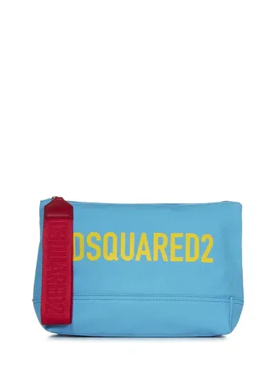 Dsquared2 Clutch In Clear Blue