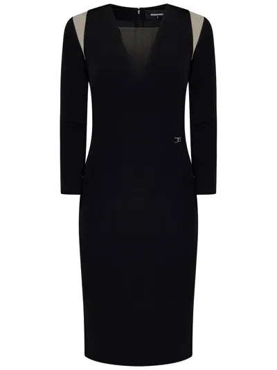 Dsquared2 Dress In Black